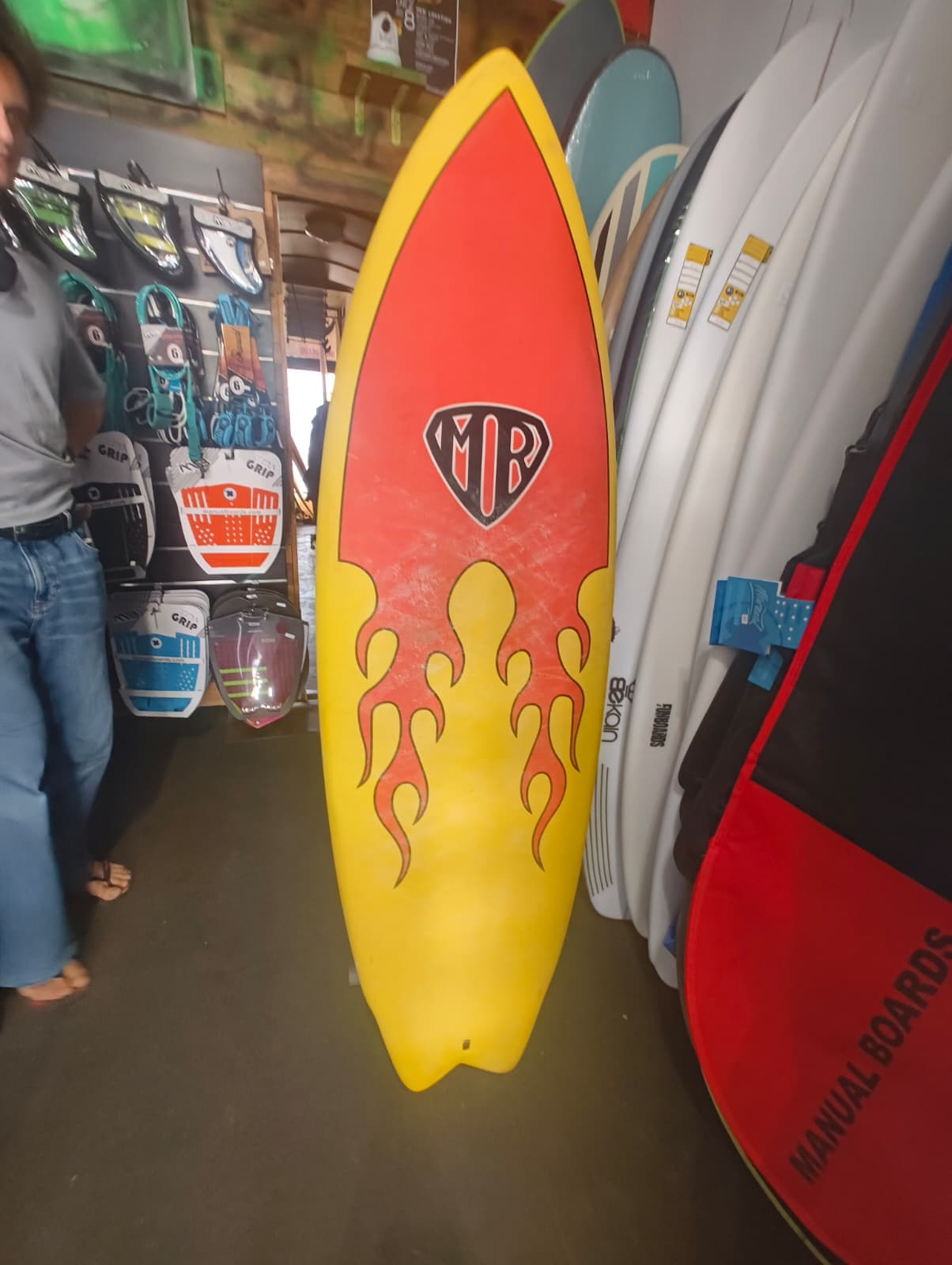 MB Custom Flame 5'9